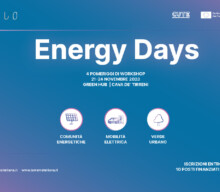 Dal 21 al 24 novembre il Green Hub farà da sfondo agli Energy Days